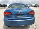 2017 Volkswagen Jetta Se Синий vin: 3VWDB7AJ8HM278999