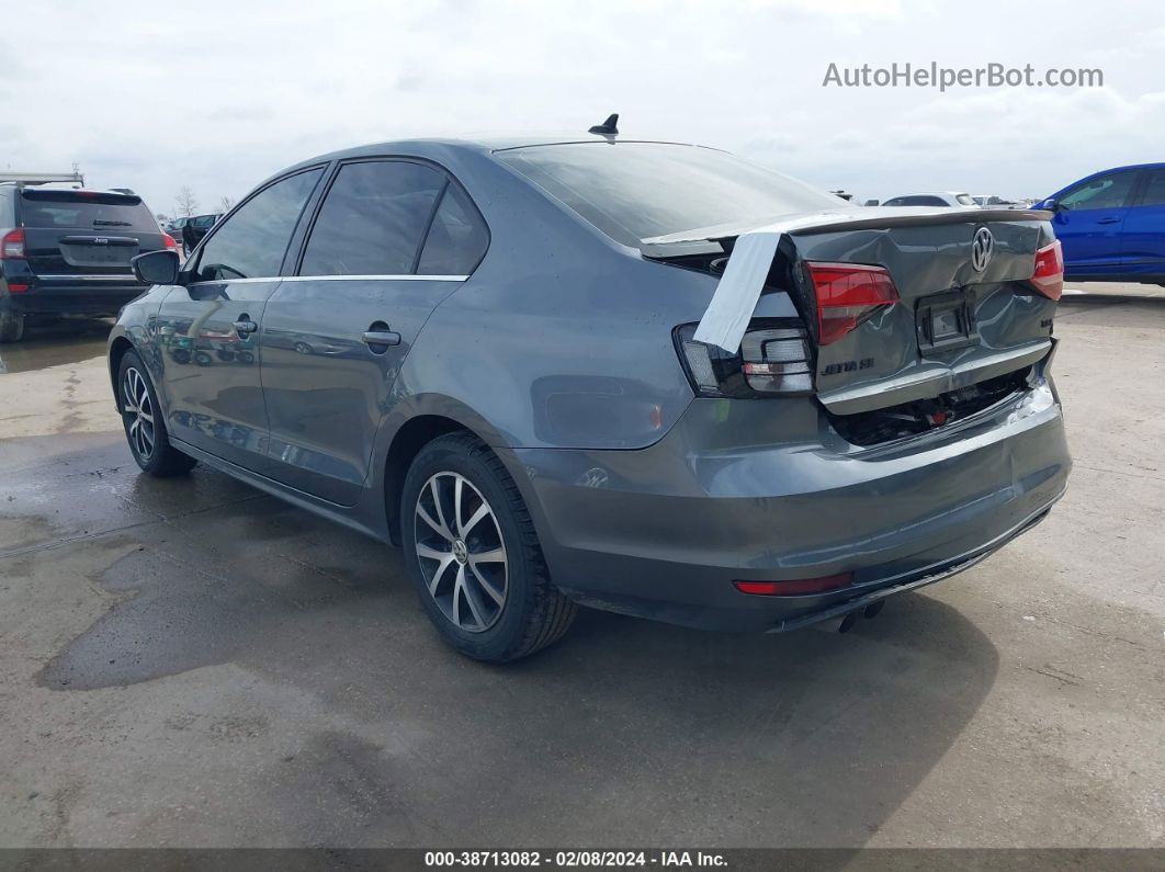 2017 Volkswagen Jetta 1.4t Se Gray vin: 3VWDB7AJ8HM297276