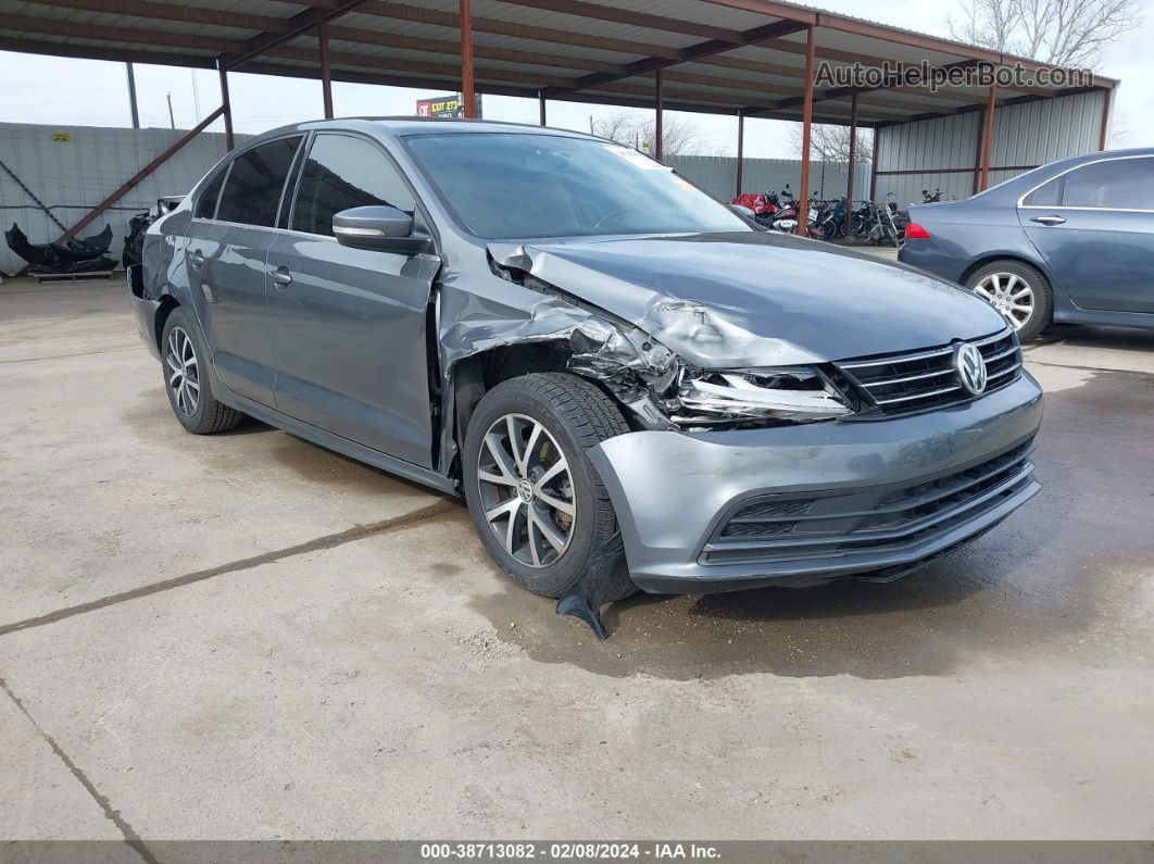 2017 Volkswagen Jetta 1.4t Se Gray vin: 3VWDB7AJ8HM297276