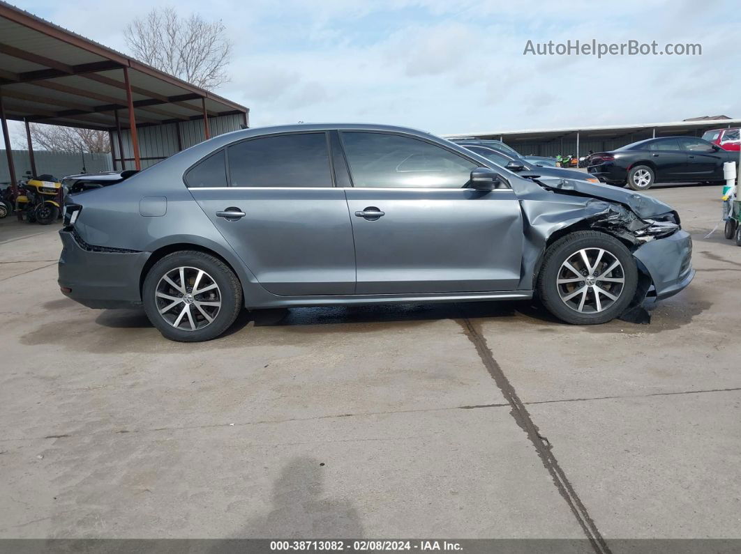 2017 Volkswagen Jetta 1.4t Se Gray vin: 3VWDB7AJ8HM297276