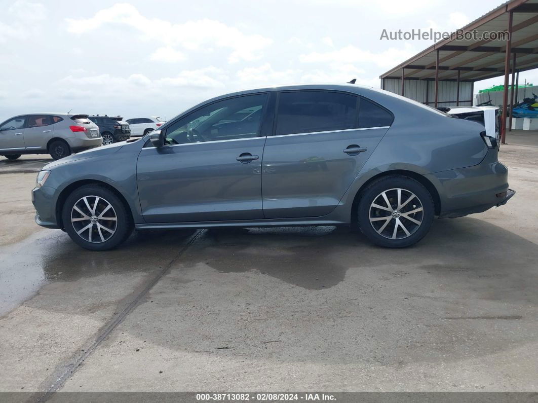 2017 Volkswagen Jetta 1.4t Se Gray vin: 3VWDB7AJ8HM297276