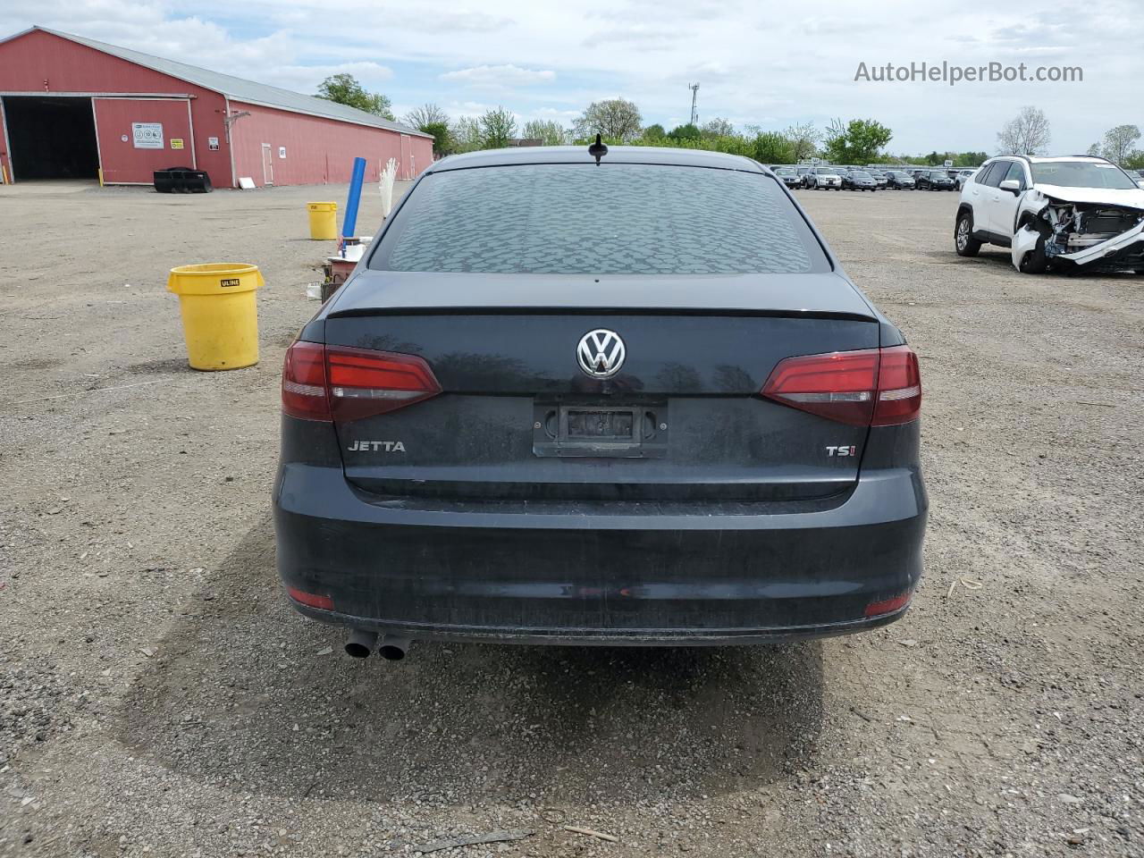 2017 Volkswagen Jetta Se Black vin: 3VWDB7AJ8HM381436