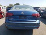 2017 Volkswagen Jetta Se Blue vin: 3VWDB7AJ8HM387561