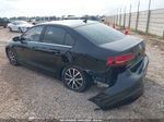 2018 Volkswagen Jetta 1.4t Se/1.4t Wolfsburg Edition Black vin: 3VWDB7AJ8JM251694