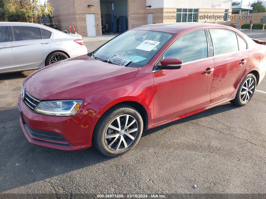 2018 Volkswagen Jetta 1.4t Se/1.4t Wolfsburg Edition Red vin: 3VWDB7AJ8JM261528