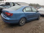 2018 Volkswagen Jetta Se Синий vin: 3VWDB7AJ8JM262775