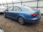 2018 Volkswagen Jetta Se Blue vin: 3VWDB7AJ8JM262775