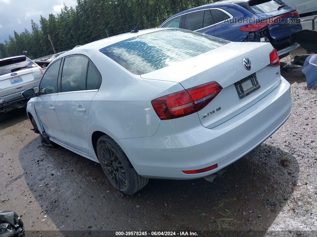 2017 Volkswagen Jetta 1.4t Se Белый vin: 3VWDB7AJ9HM246871