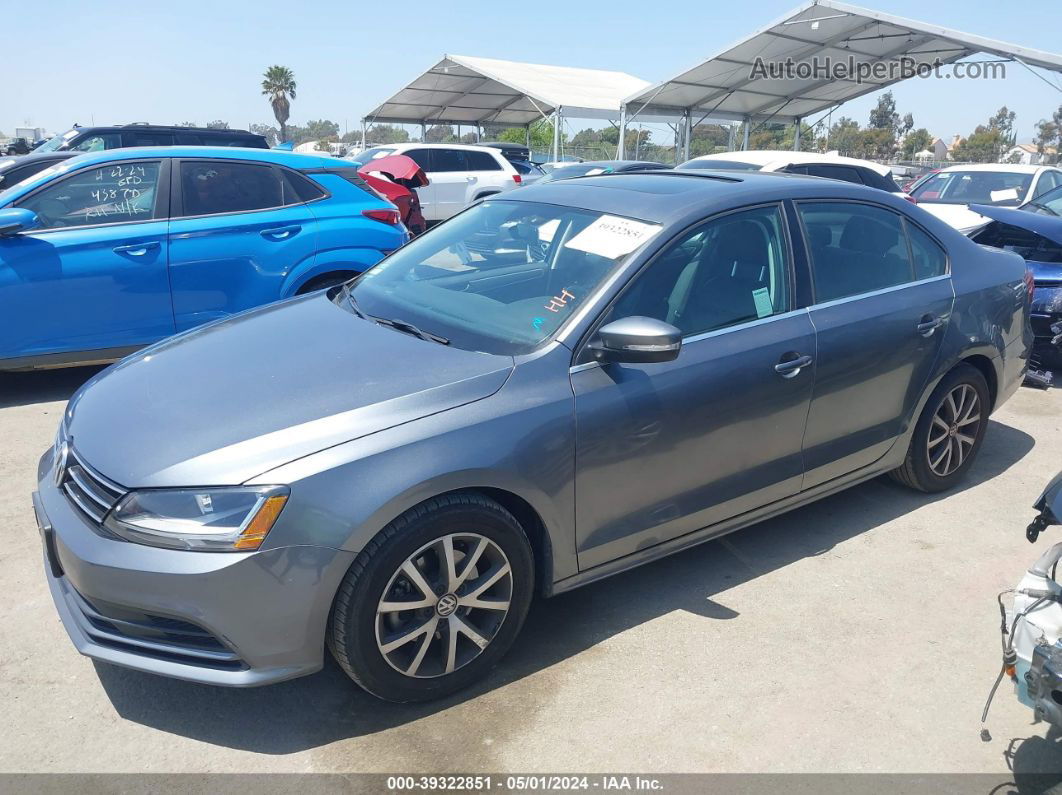 2017 Volkswagen Jetta 1.4t Se Gray vin: 3VWDB7AJ9HM249768