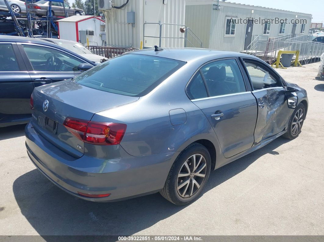 2017 Volkswagen Jetta 1.4t Se Gray vin: 3VWDB7AJ9HM249768