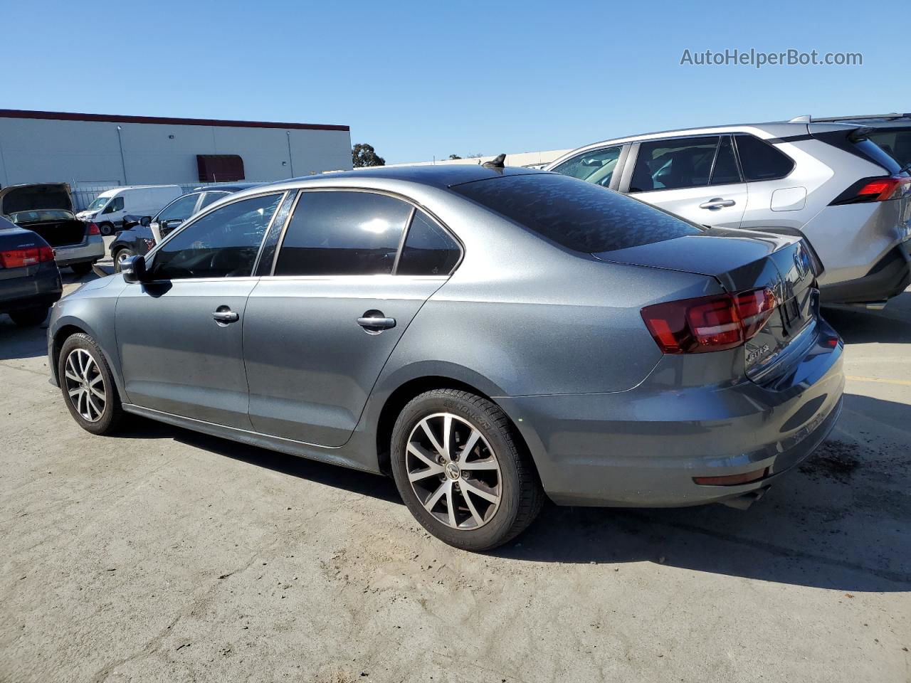 2017 Volkswagen Jetta Se Gray vin: 3VWDB7AJ9HM263119