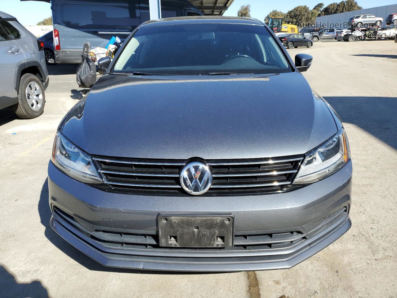 2017 Volkswagen Jetta Se Gray vin: 3VWDB7AJ9HM263119