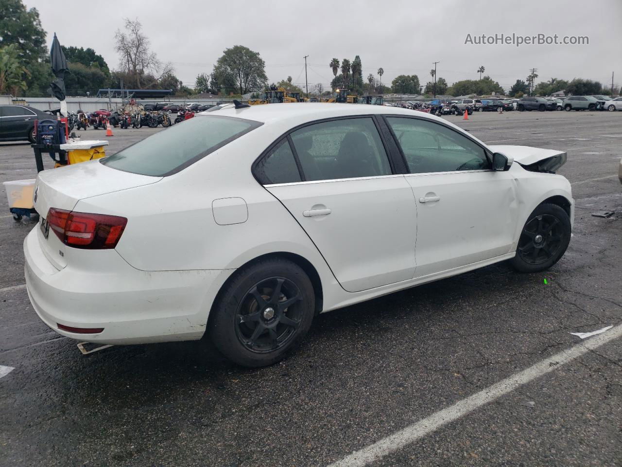 2017 Volkswagen Jetta Se White vin: 3VWDB7AJ9HM266831