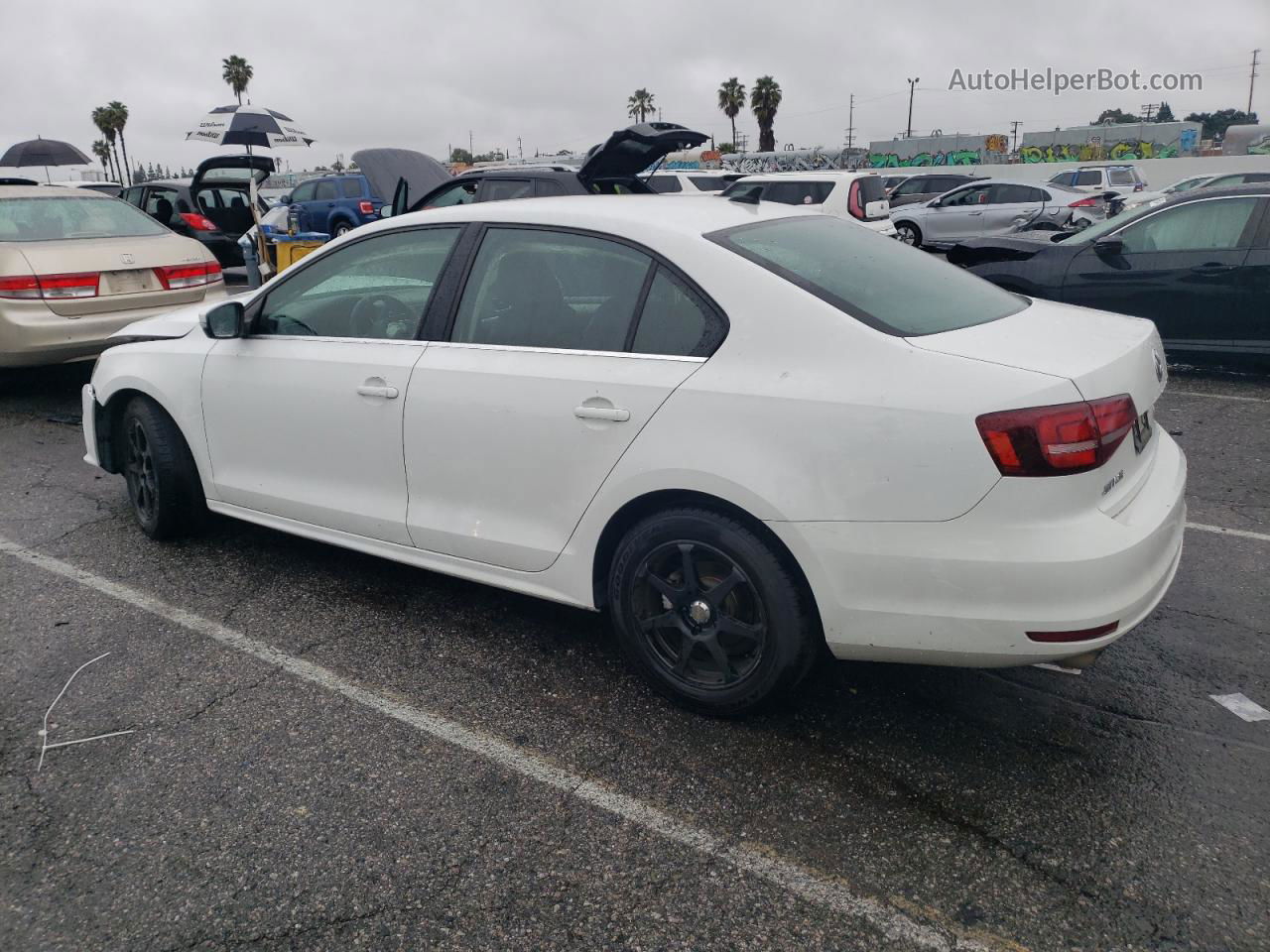 2017 Volkswagen Jetta Se White vin: 3VWDB7AJ9HM266831