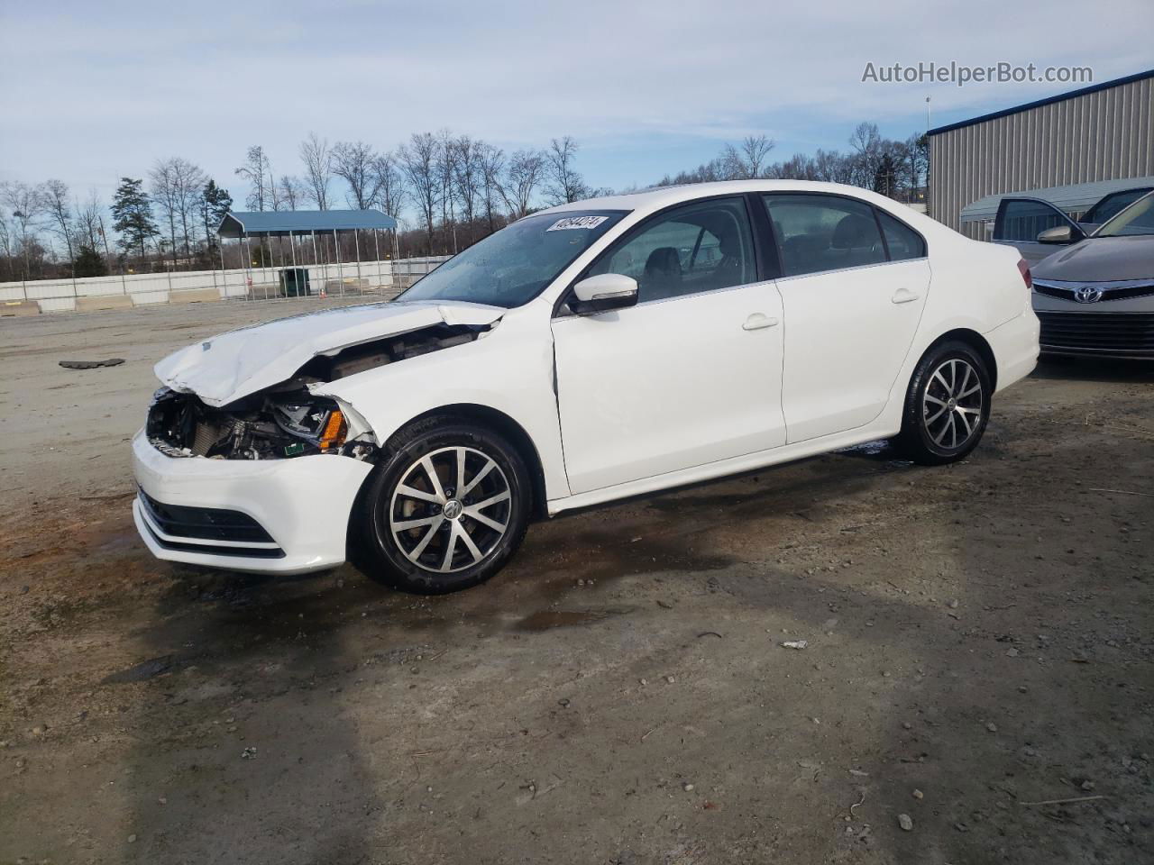 2017 Volkswagen Jetta Se White vin: 3VWDB7AJ9HM273987