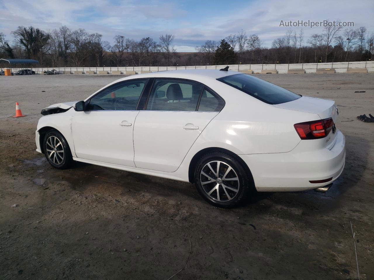 2017 Volkswagen Jetta Se White vin: 3VWDB7AJ9HM273987