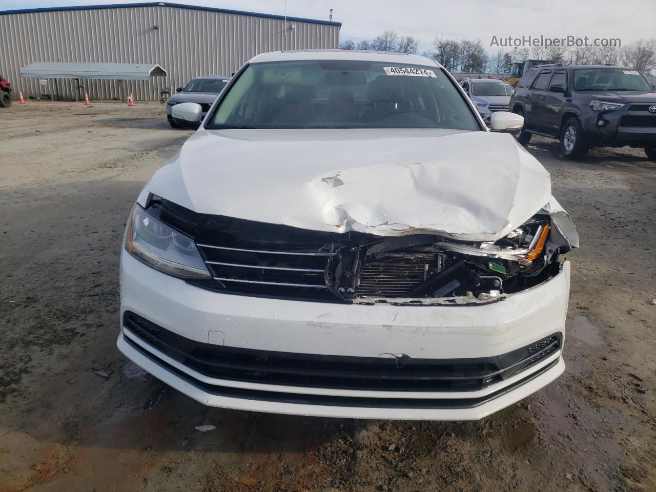 2017 Volkswagen Jetta Se White vin: 3VWDB7AJ9HM273987