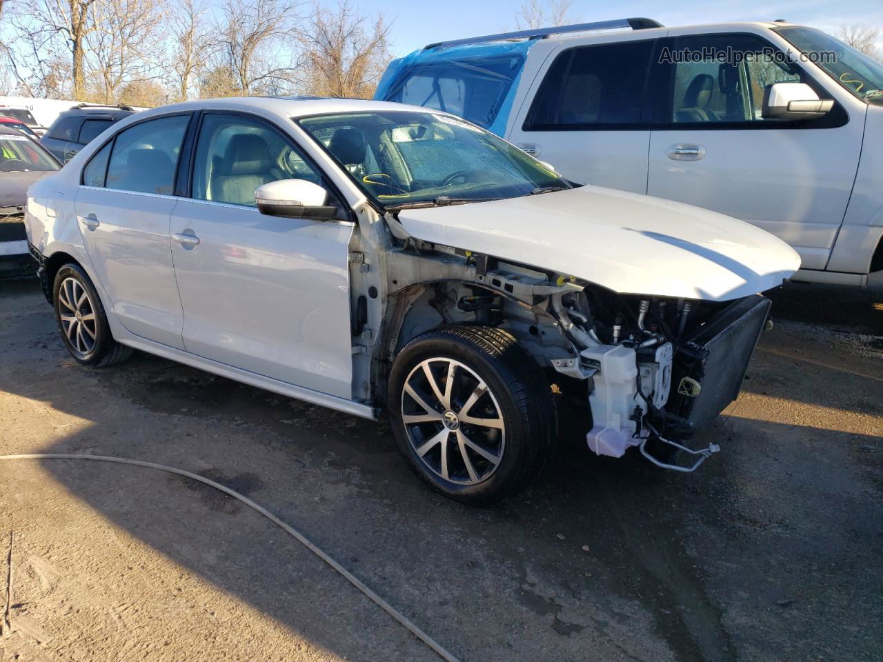 2017 Volkswagen Jetta Se Silver vin: 3VWDB7AJ9HM311976