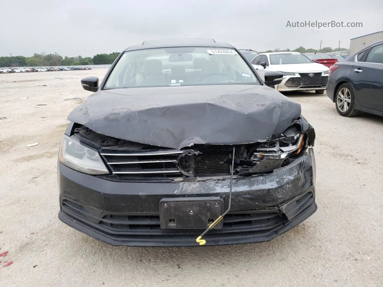 2017 Volkswagen Jetta Se Черный vin: 3VWDB7AJ9HM349725