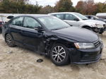 2017 Volkswagen Jetta Se Black vin: 3VWDB7AJ9HM362345