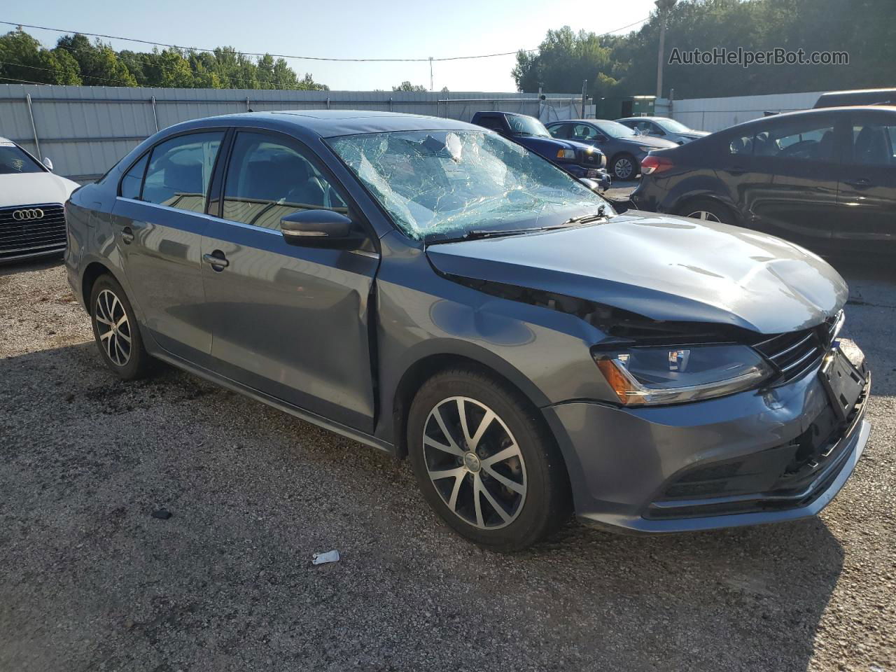 2018 Volkswagen Jetta Se Charcoal vin: 3VWDB7AJ9JM204450