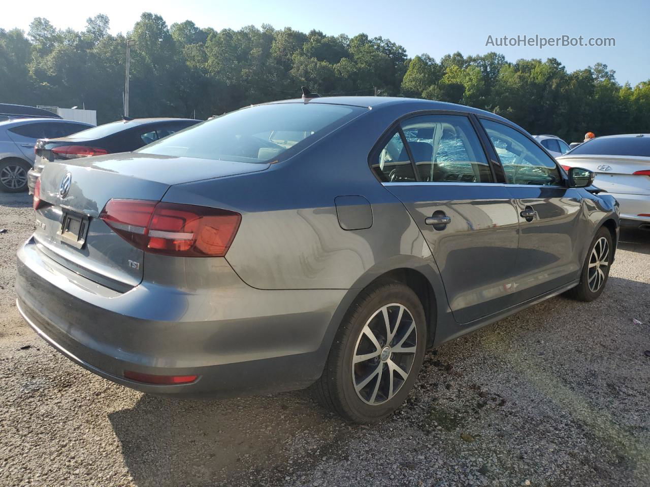 2018 Volkswagen Jetta Se Charcoal vin: 3VWDB7AJ9JM204450