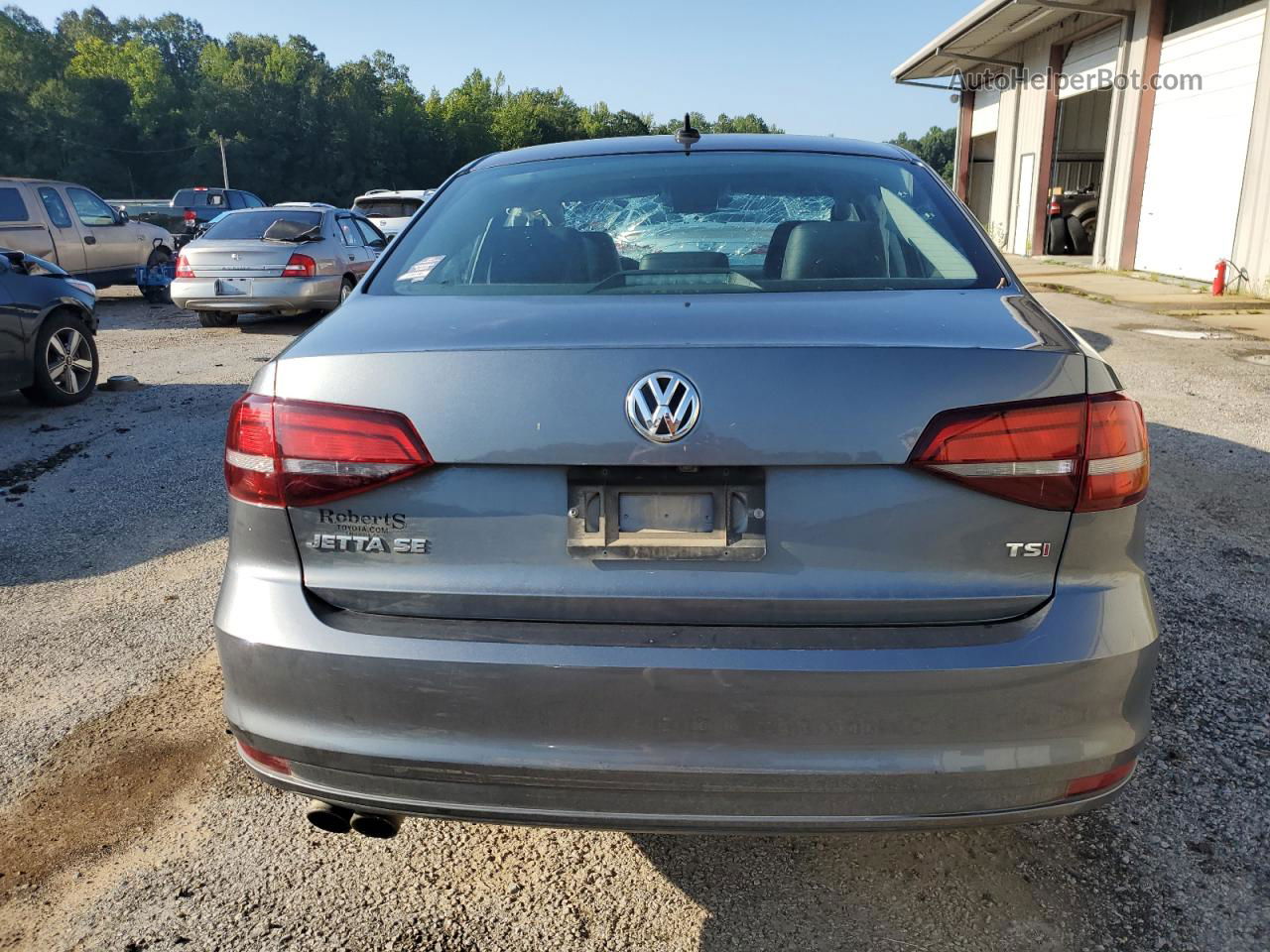 2018 Volkswagen Jetta Se Charcoal vin: 3VWDB7AJ9JM204450