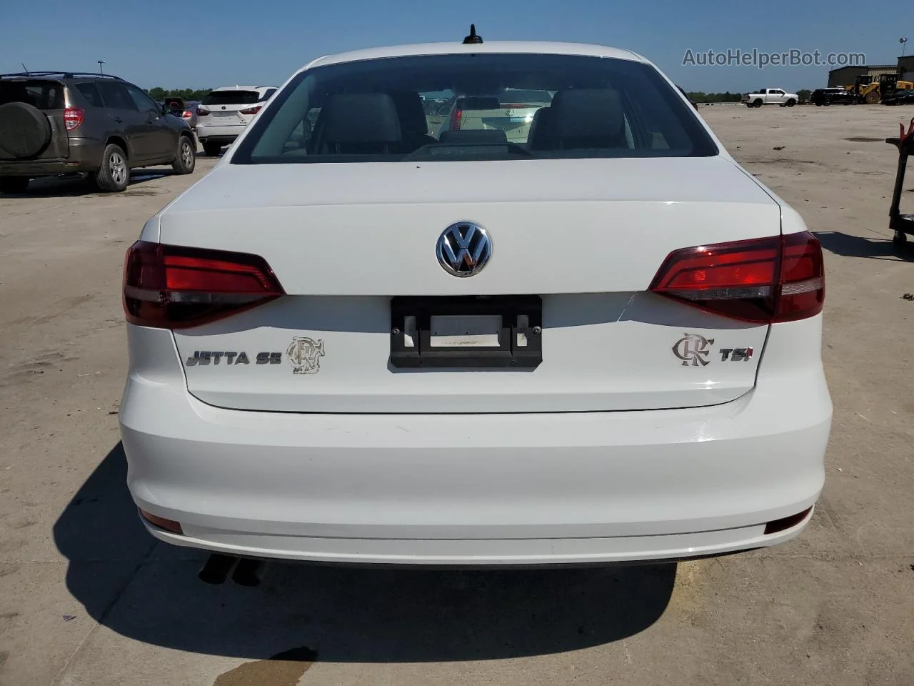 2018 Volkswagen Jetta Se Белый vin: 3VWDB7AJ9JM232619