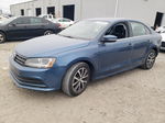 2018 Volkswagen Jetta Se Синий vin: 3VWDB7AJ9JM250120