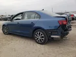 2018 Volkswagen Jetta Se Синий vin: 3VWDB7AJ9JM250120