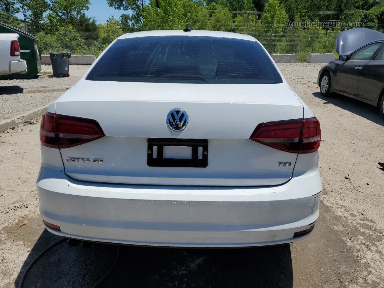 2017 Volkswagen Jetta Se White vin: 3VWDB7AJXHM212020