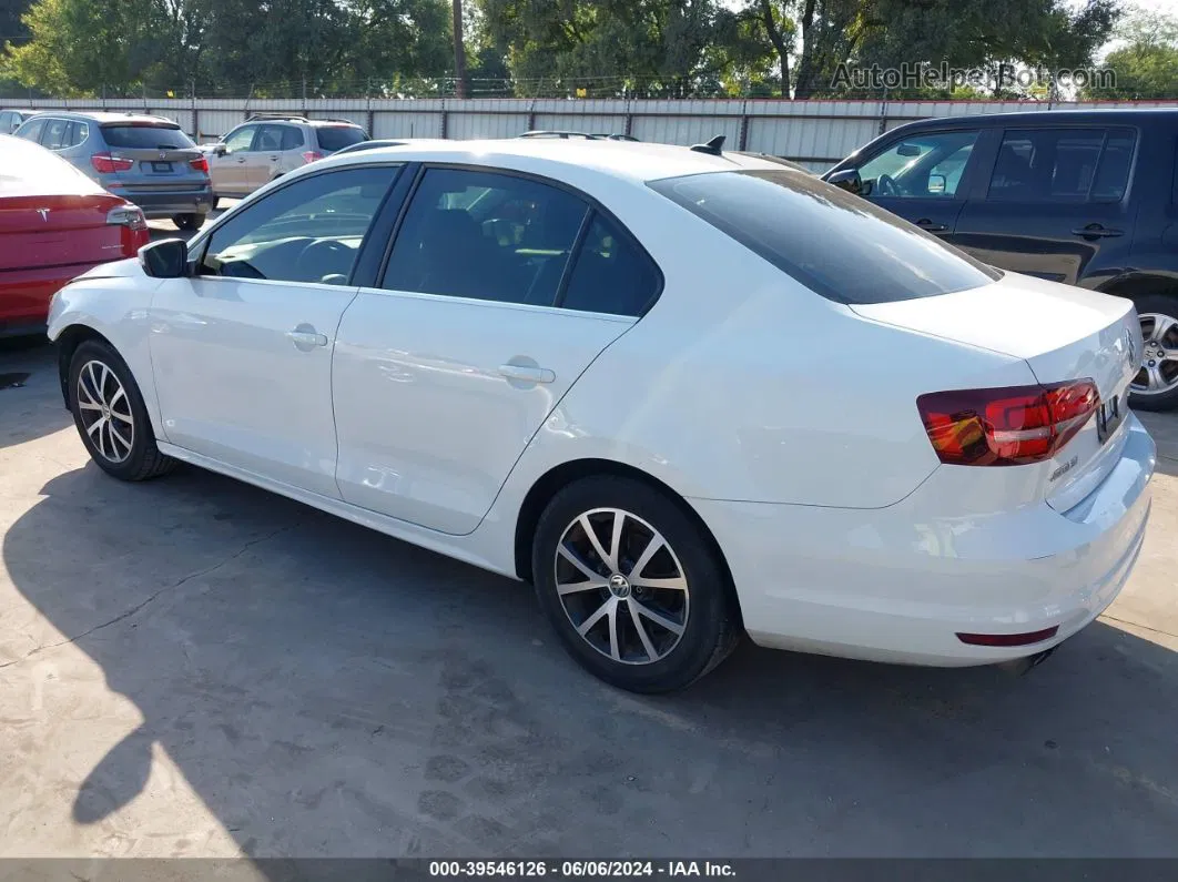 2017 Volkswagen Jetta 1.4t Se Белый vin: 3VWDB7AJXHM308973