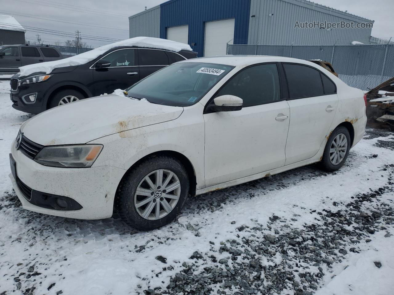 2012 Volkswagen Jetta  White vin: 3VWDK7AJ1CM387460