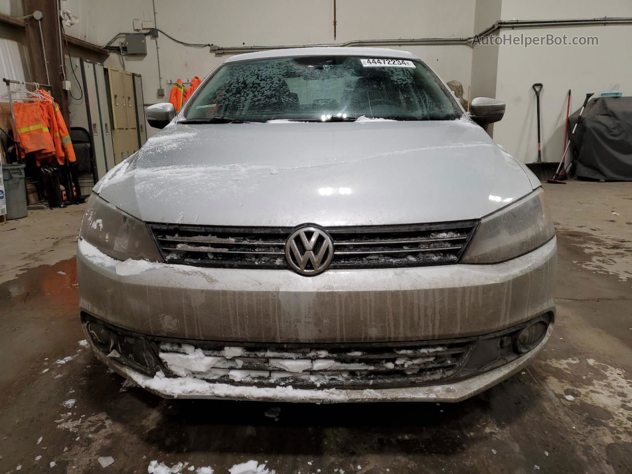 2011 Volkswagen Jetta  Silver vin: 3VWDK7AJ7BM311210