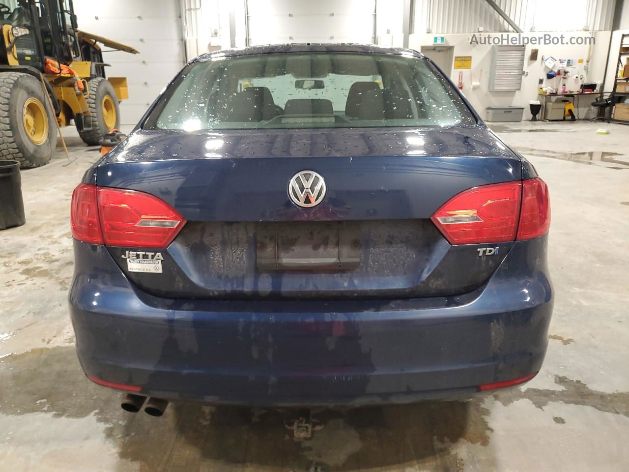 2013 Volkswagen Jetta Tdi Blue vin: 3VWDL7AJ1DM351086