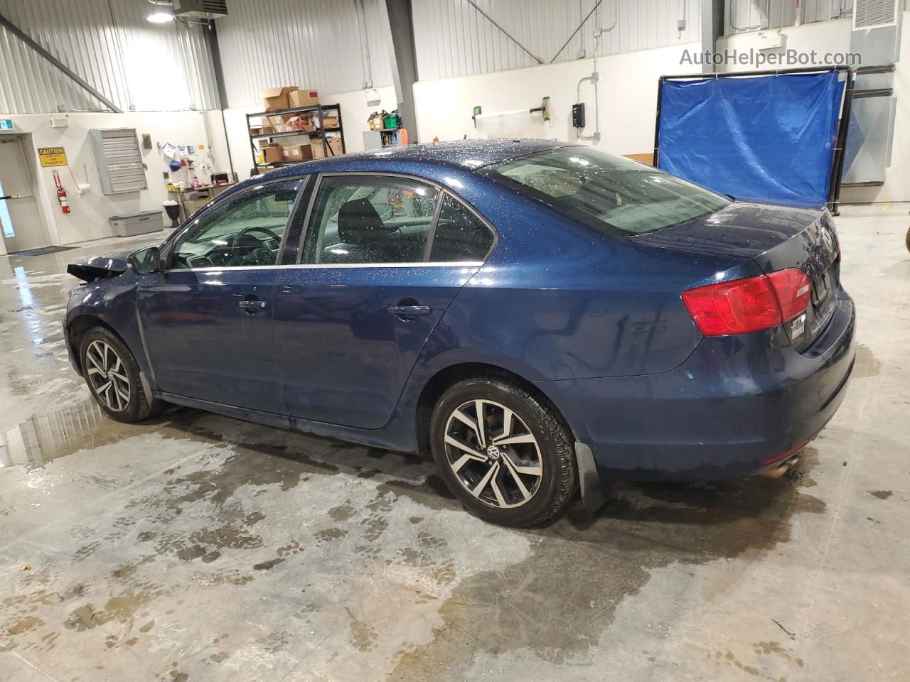 2013 Volkswagen Jetta Tdi Blue vin: 3VWDL7AJ1DM351086