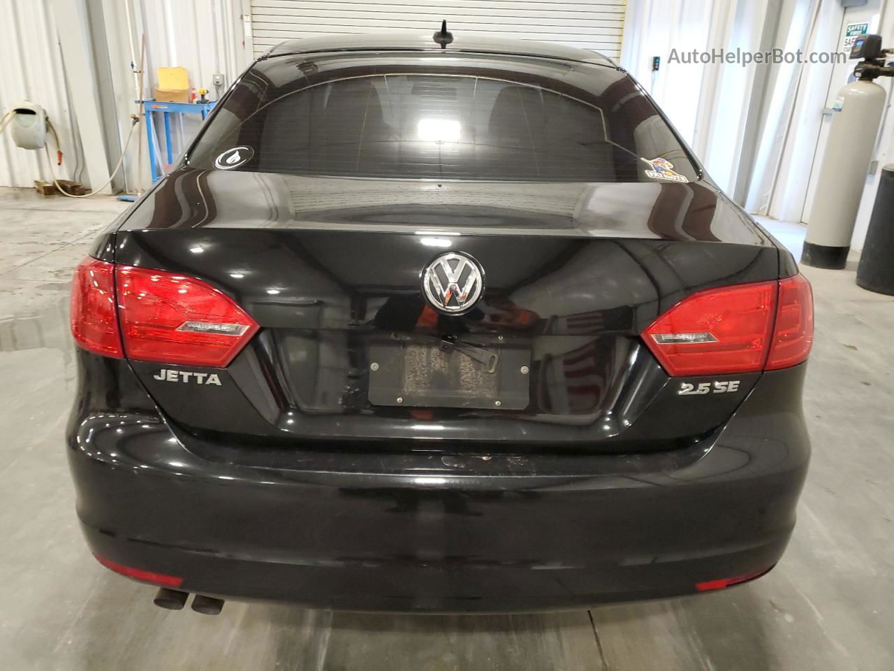 2012 Volkswagen Jetta Se Black vin: 3VWDP7AJ0CM326781