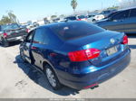 2012 Volkswagen Jetta 2.5l Se Blue vin: 3VWDP7AJ0CM464479