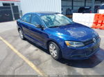 2013 Volkswagen Jetta 2.5l Se Blue vin: 3VWDP7AJ0DM208196