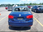 2013 Volkswagen Jetta 2.5l Se Blue vin: 3VWDP7AJ0DM208196