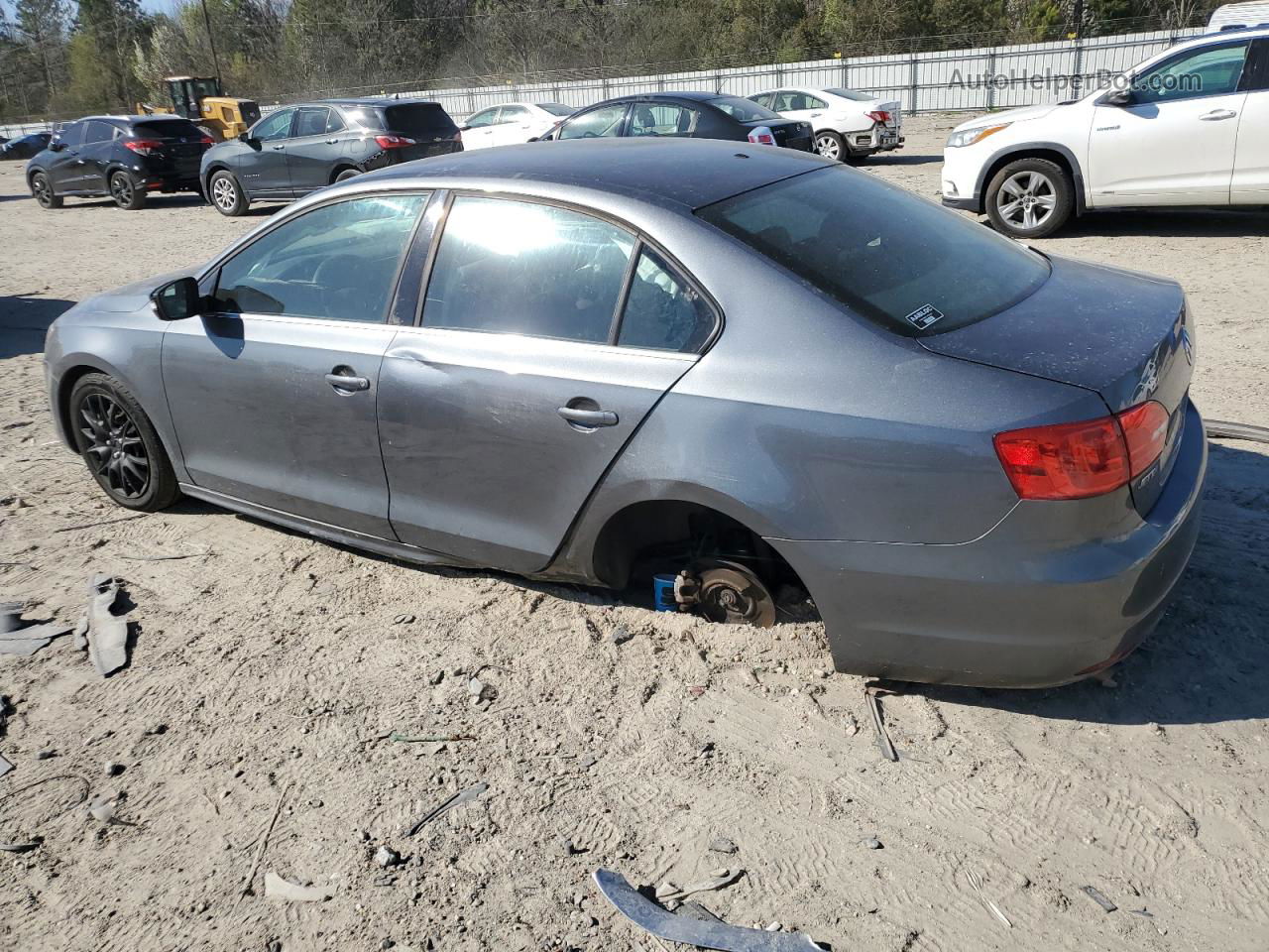 2013 Volkswagen Jetta Se Gray vin: 3VWDP7AJ0DM214788