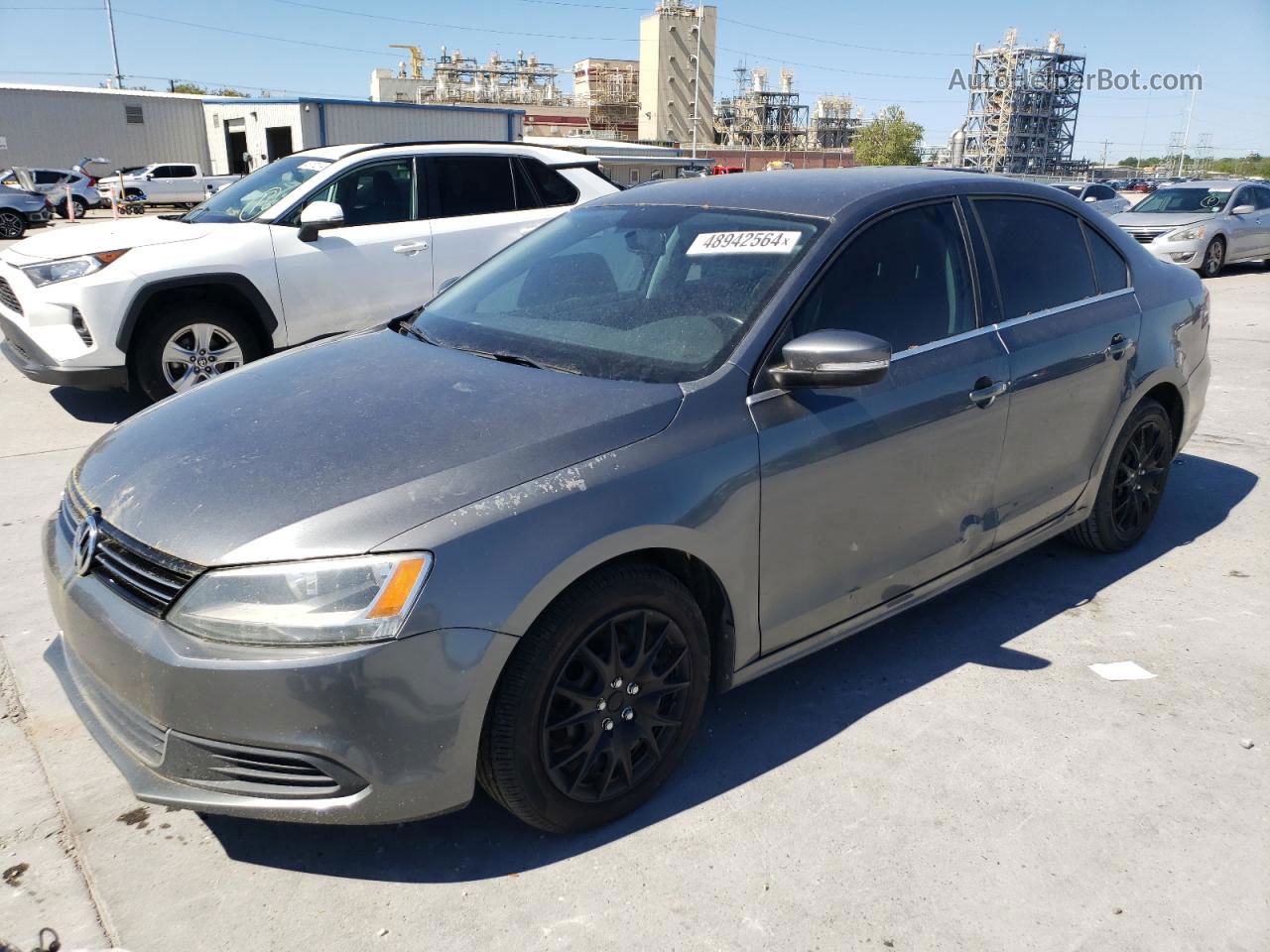 2013 Volkswagen Jetta Se Gray vin: 3VWDP7AJ0DM215889