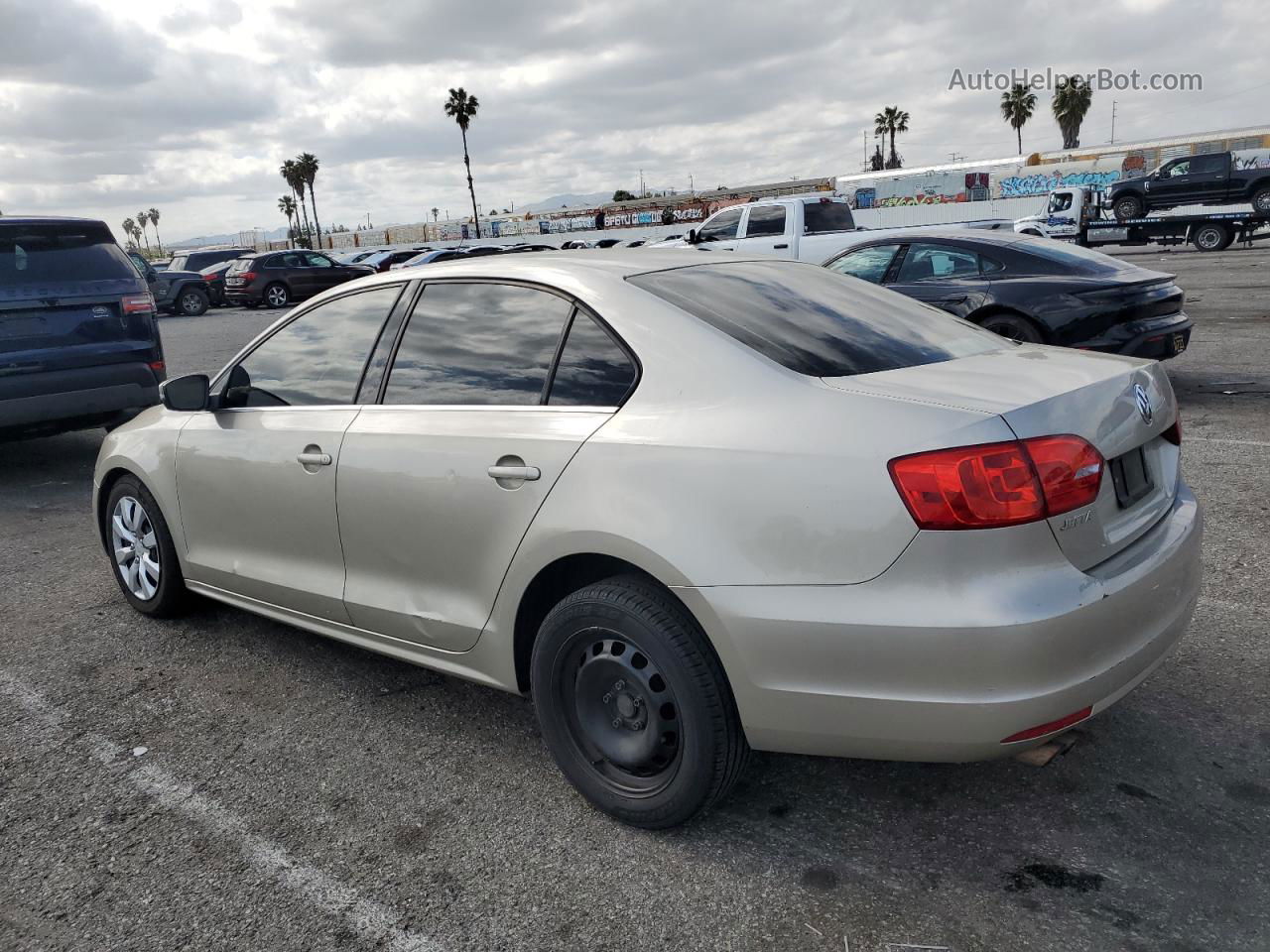 2013 Volkswagen Jetta Se Gold vin: 3VWDP7AJ0DM247046