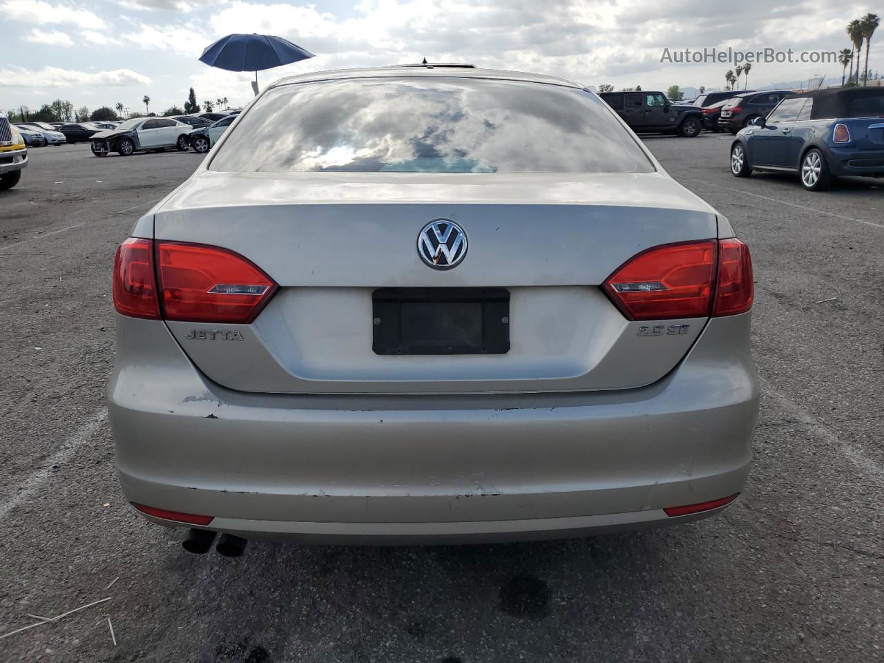 2013 Volkswagen Jetta Se Gold vin: 3VWDP7AJ0DM247046