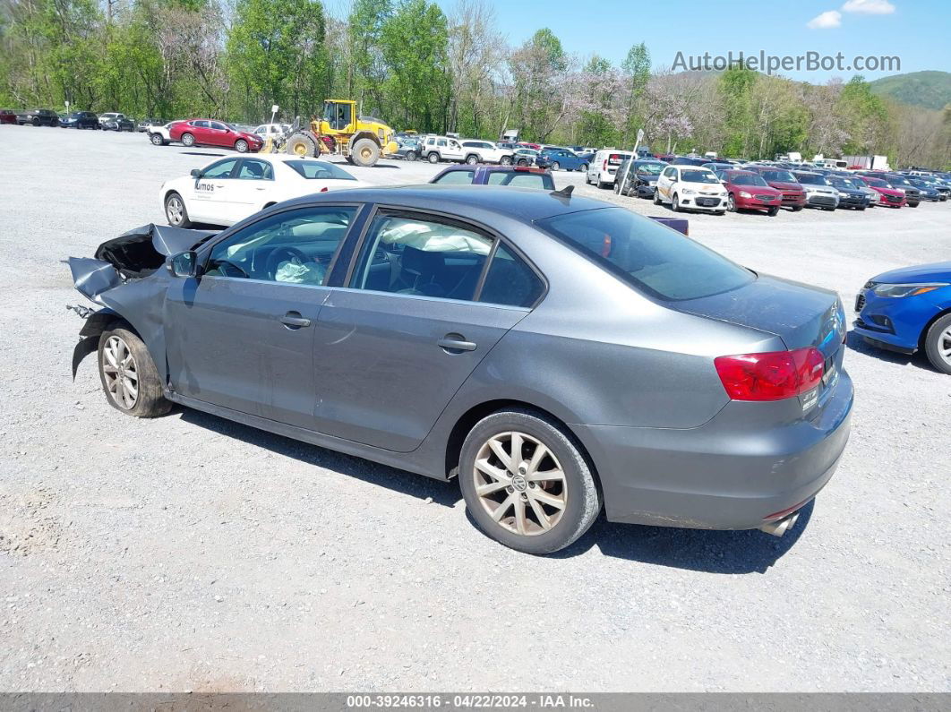 2013 Volkswagen Jetta 2.5l Se Gray vin: 3VWDP7AJ0DM253218