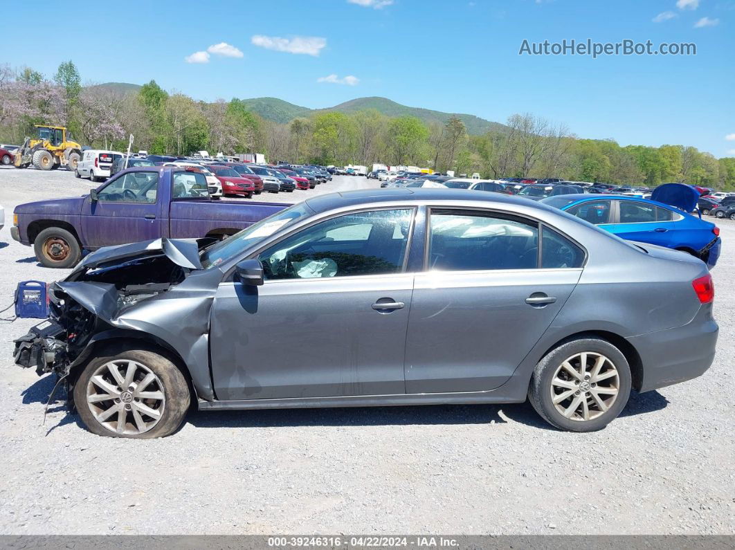 2013 Volkswagen Jetta 2.5l Se Gray vin: 3VWDP7AJ0DM253218