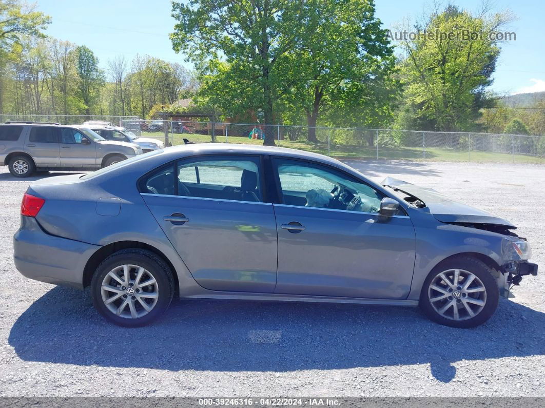 2013 Volkswagen Jetta 2.5l Se Gray vin: 3VWDP7AJ0DM253218