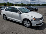 2013 Volkswagen Jetta Se White vin: 3VWDP7AJ0DM278006