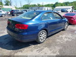 2013 Volkswagen Jetta 2.5l Se Blue vin: 3VWDP7AJ0DM357076