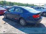 2013 Volkswagen Jetta 2.5l Se Blue vin: 3VWDP7AJ0DM357076